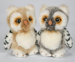 Plyšová SOVA 17 cm - 2 druhy