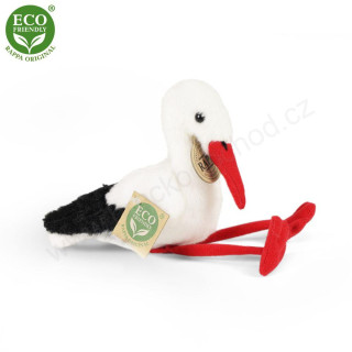 Plyšový čáp 15 cm ECO-FRIENDLY